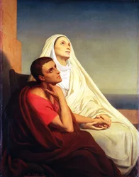St. Augustinus und seine Mutter St. Monika, 1855